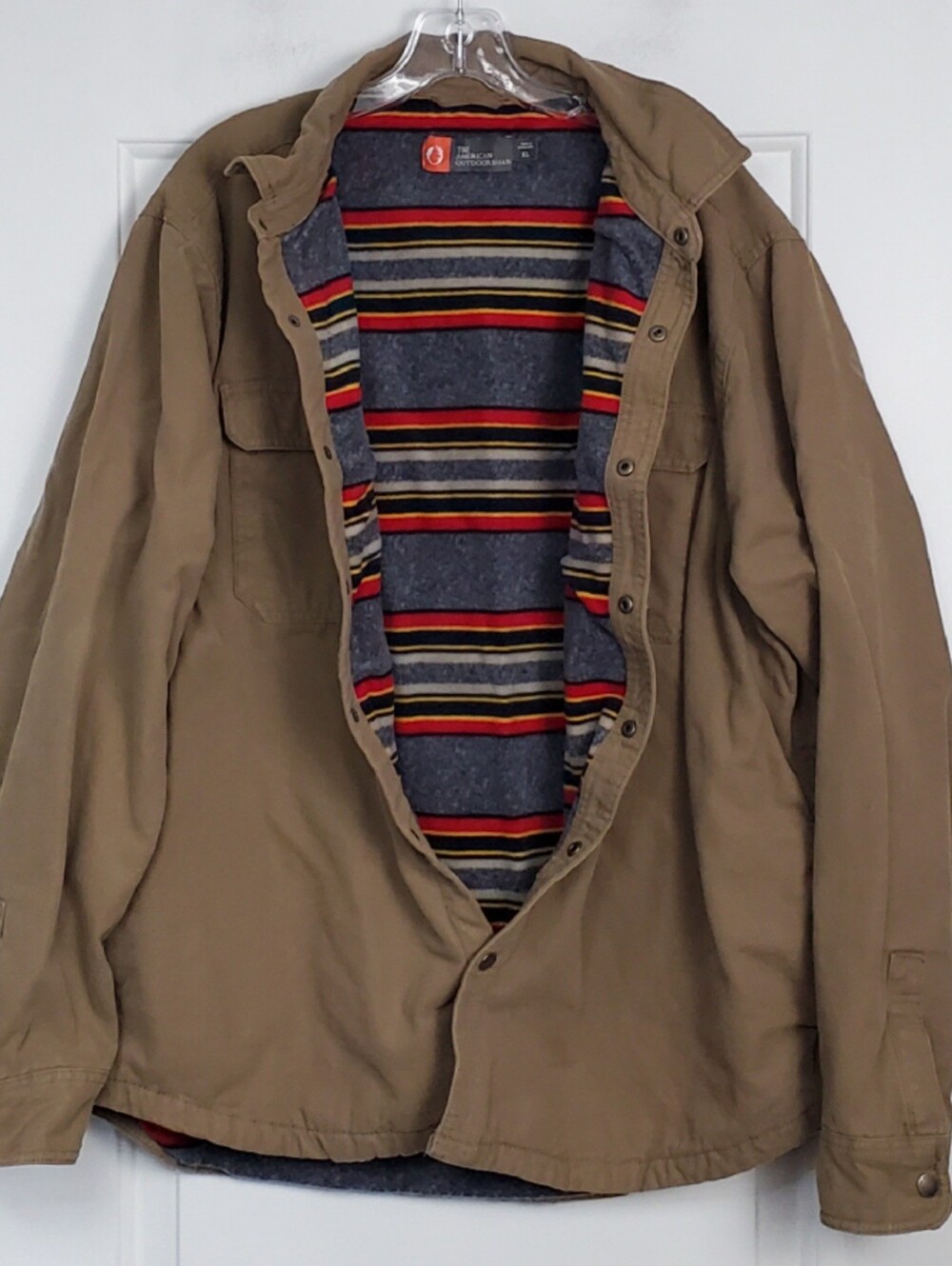 American Outdoorsmans Canvas Fleece Lined Barn Chore Jacket - Size XL - GUC